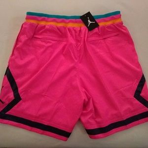 pink nike satin shorts